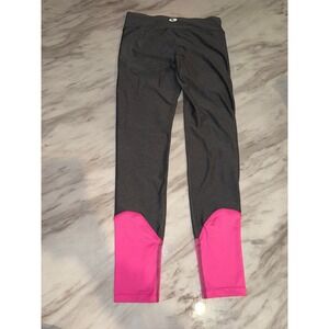 Champion Women Gray Pink Athletic Leggings Size S/P